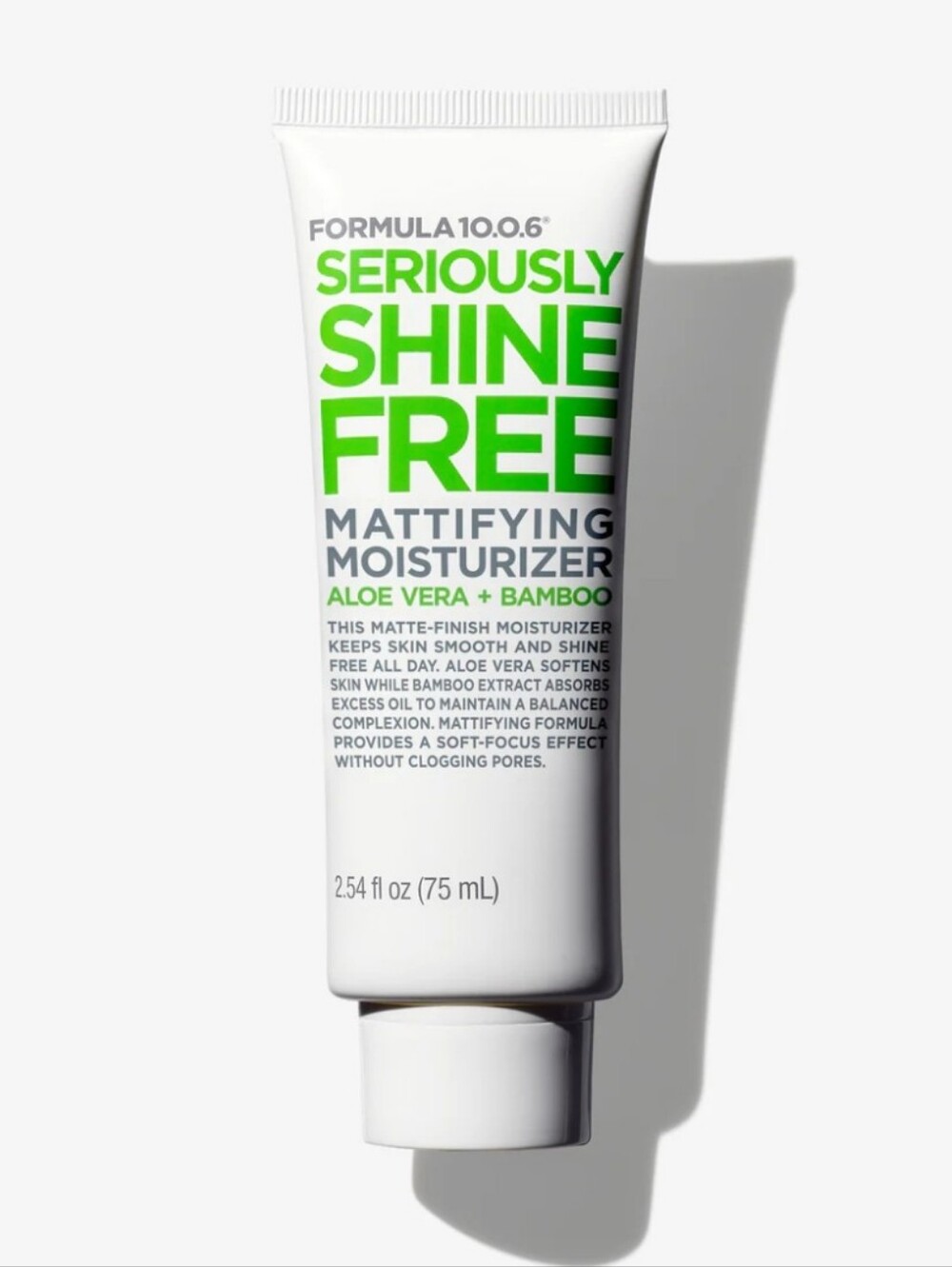 Formula 10.0.6 Seriously Shine FreeMattifying MoisturizerAloe Vera + Bamboo
